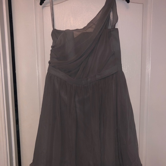Alfred Angelo smoke grey dress - Picture 2 of 3